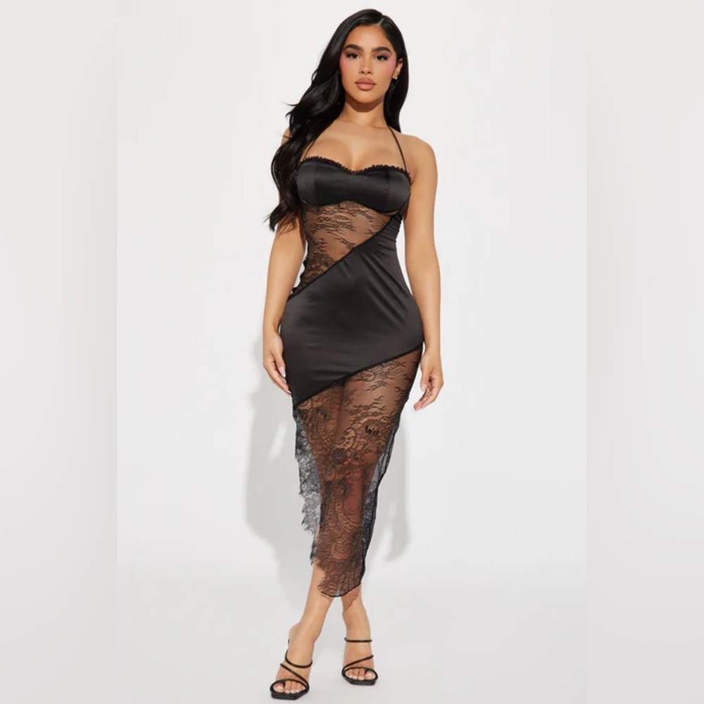 Fashion Nova All Things Me Midi Dress Size Medium